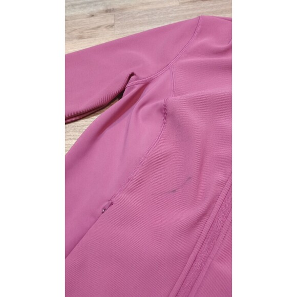 Spyder Jacket Womens Medium Pink Sweatshirt Full Zip Zipped Pockets Stretch Gym - Picture 2 of 16